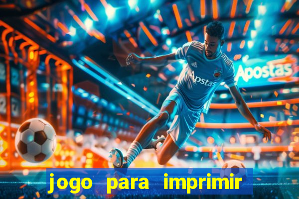 jogo para imprimir e montar